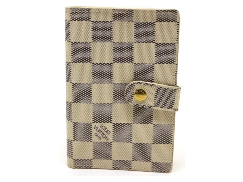 LOUIS VUITTON Portefeuille Viennois Wallet Damier Azur White